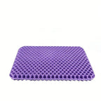 Purple 3D textured cushion mat on a white background.